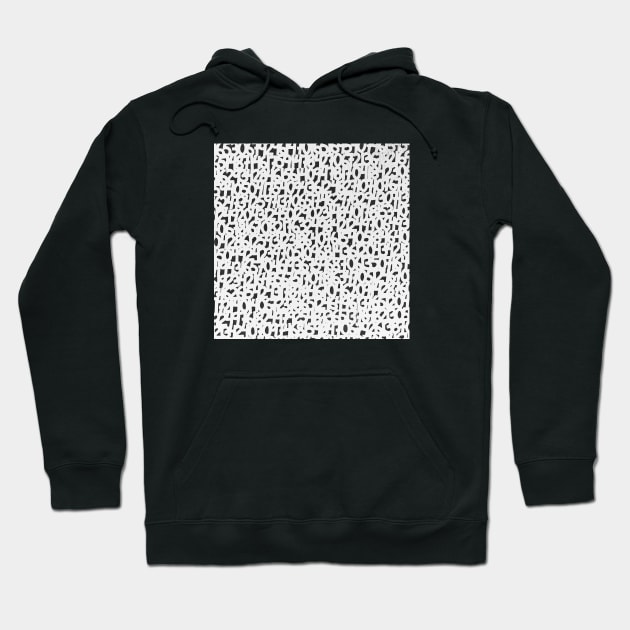 Count the numbers Hoodie by hsf